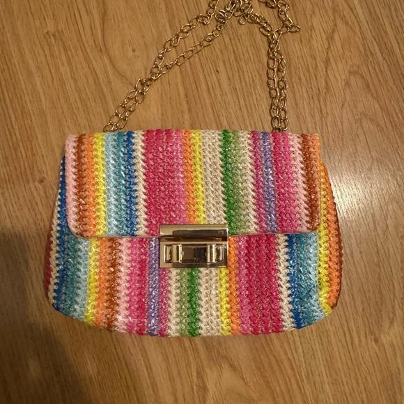 Colorful Striped Women's Bag - Picture 2 of 6